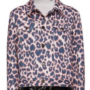 Calvin Klein × Calvin Klein 205W39NYC × Raf Simons Leopard Denim Jacket